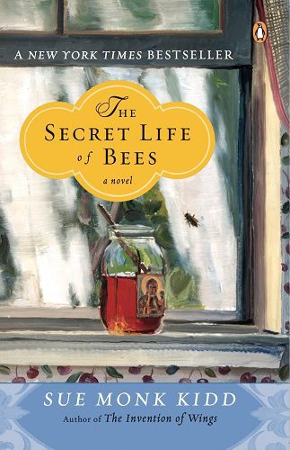 Book cover of The Secret Life of Bees.