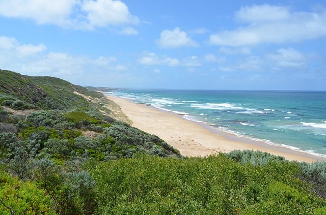 Victoria coastline. Day trips from Melbourne.