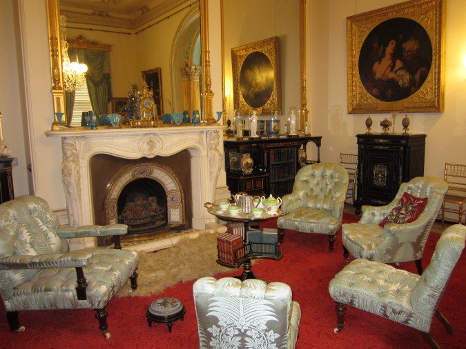 The drawing room of Werribee Mansion.