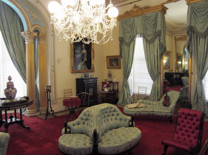 The drawing room of Werribee Mansion.