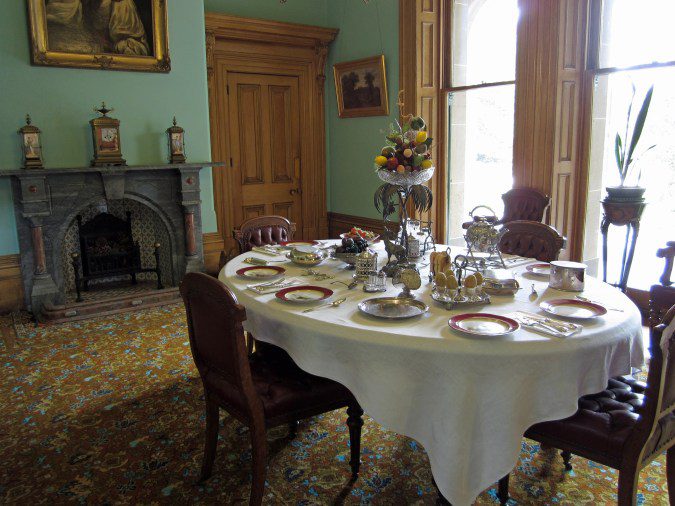 The breakfast room of Werribee Mansion.