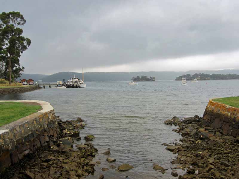 A view of the ocean from Port Arthur.