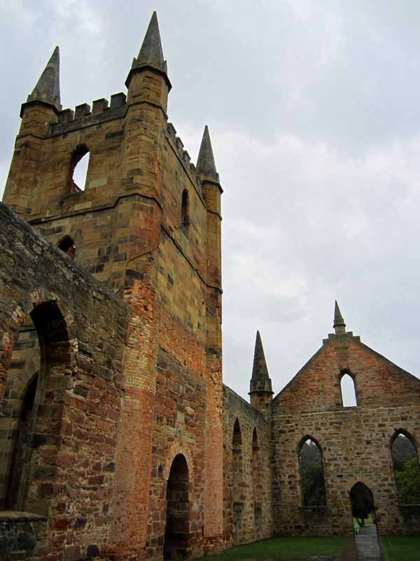 The chapel in Port Arthur.
