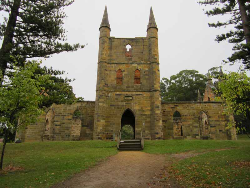 The chapel in Port Arthur.