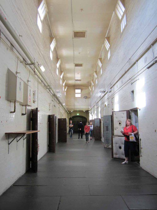 Inside the old City Police Watch House.