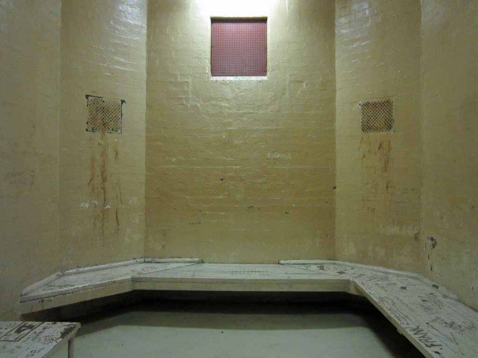 Inside the old City Police Watch House.