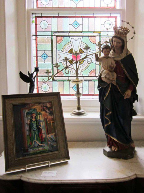 Statue of the Virgin Mary.