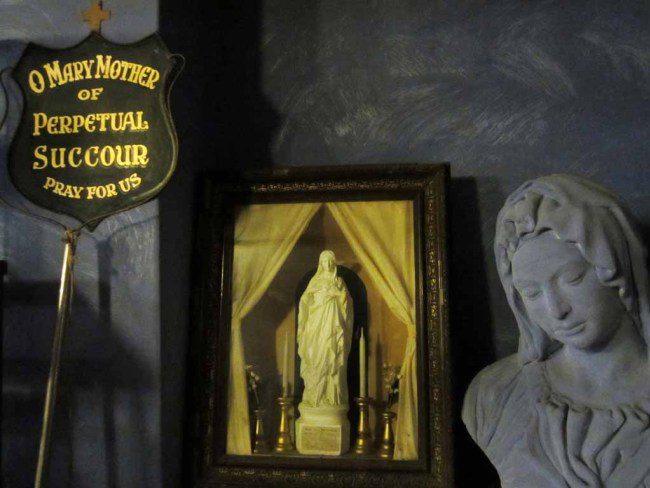Statue of the Virgin Mary.