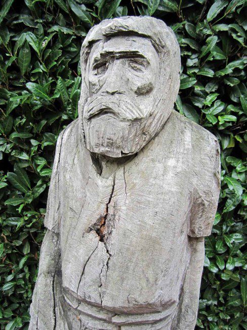A garden statue.