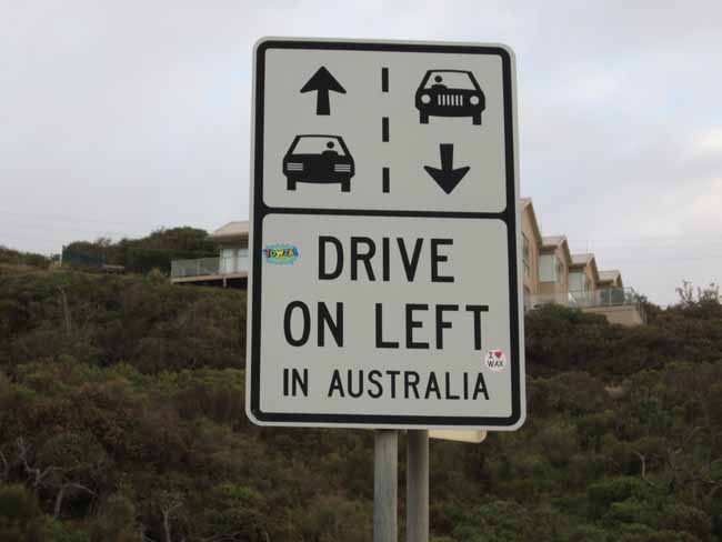 Street sign.