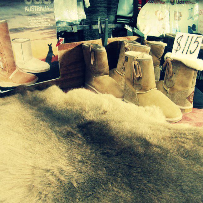 Products at the Queen Victoria Market.