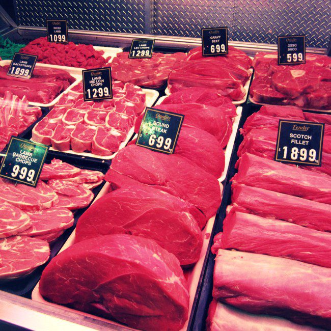 Food at the Queen Victoria Market.