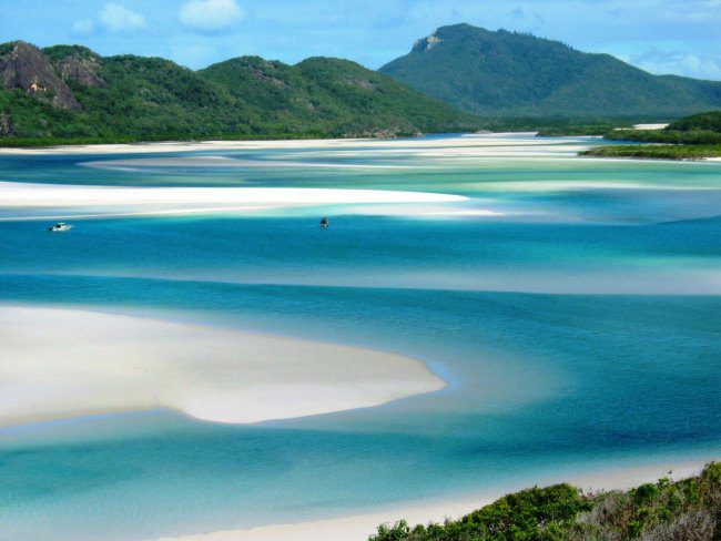 Hill inlet on Whitsunday Island.