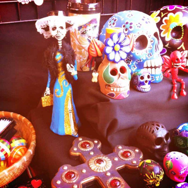 Mexican skulls.