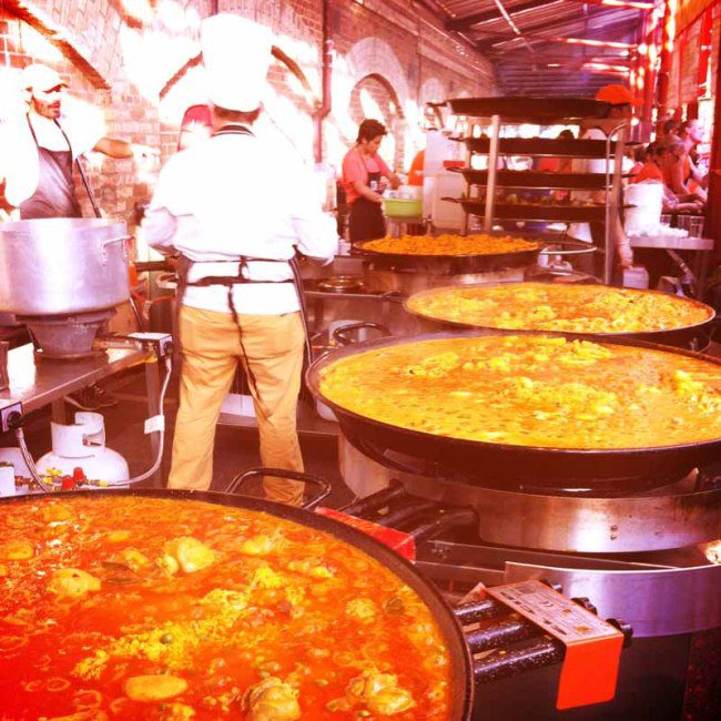 Food at Suzuki Night Market.