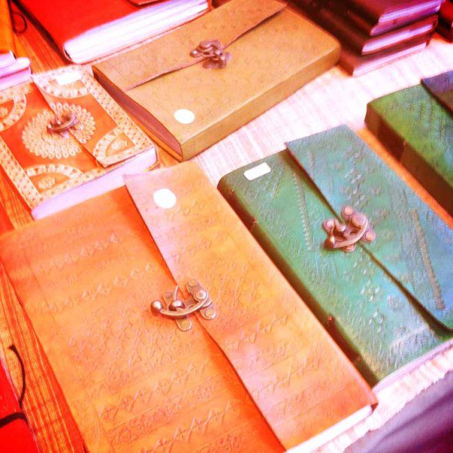Leather journals.
