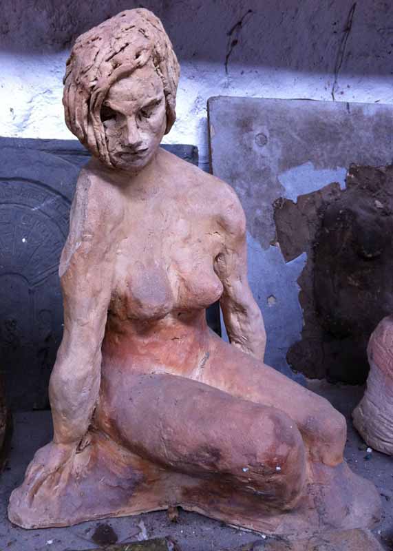 Sculpture by Matcham Skipper at Montsalvat.