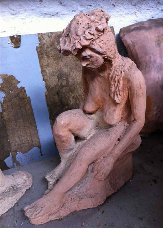 Sculpture by Matcham Skipper at Montsalvat.