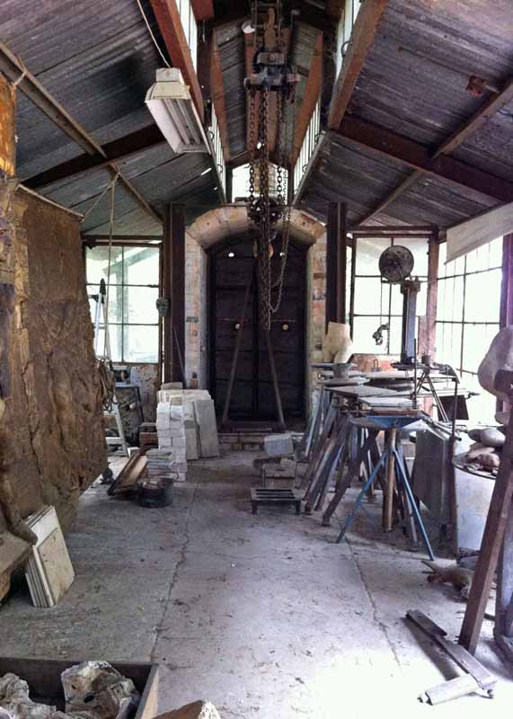 Sculpture by Matcham Skipper at Montsalvat.