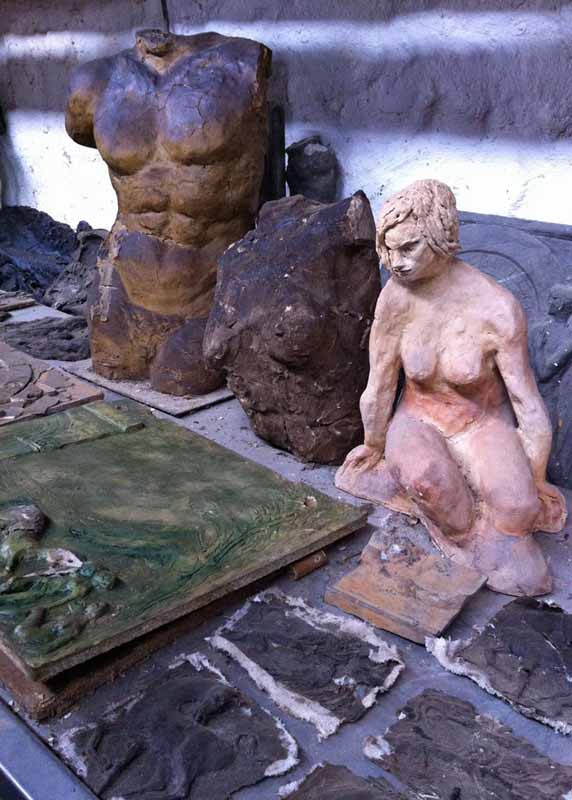 Sculpture by Matcham Skipper at Montsalvat.