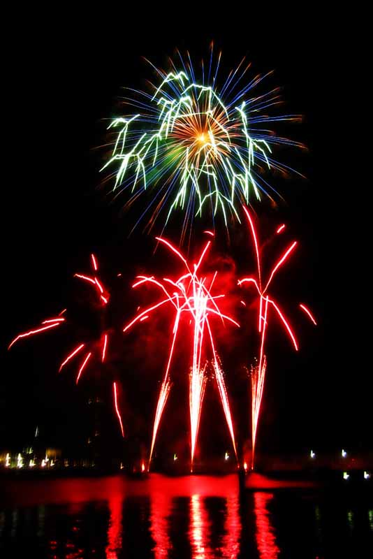 Docklands fireworks.