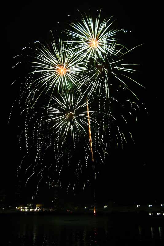 Docklands fireworks.