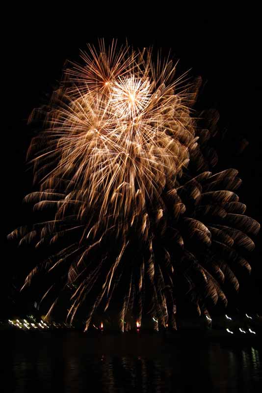 Docklands fireworks.