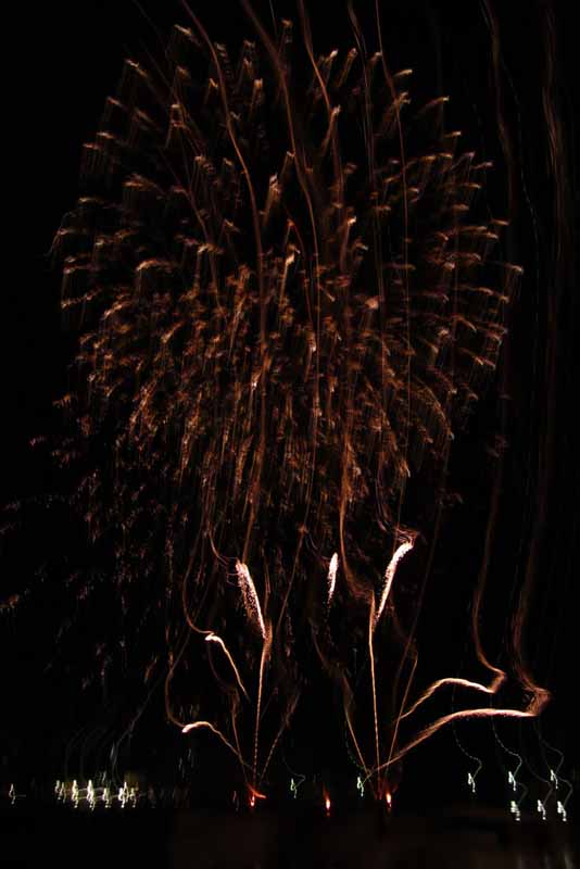 Docklands fireworks.