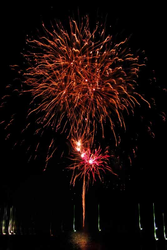 Docklands fireworks.