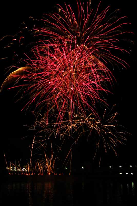 Docklands fireworks.
