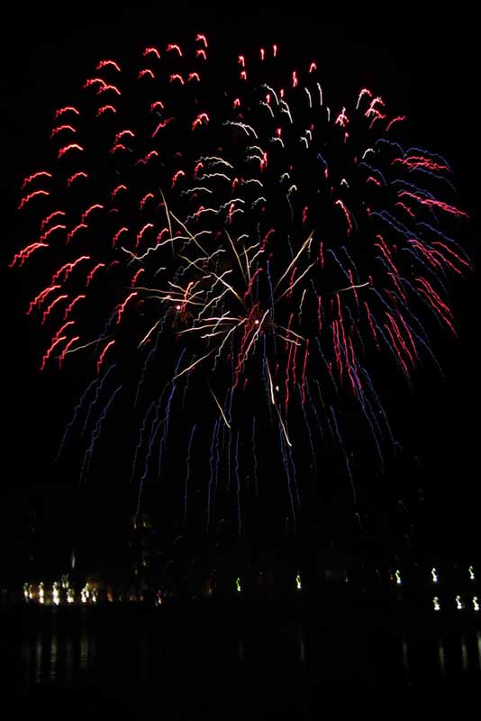 Docklands fireworks.