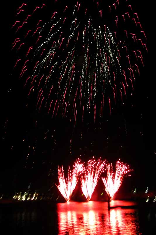 Docklands fireworks.