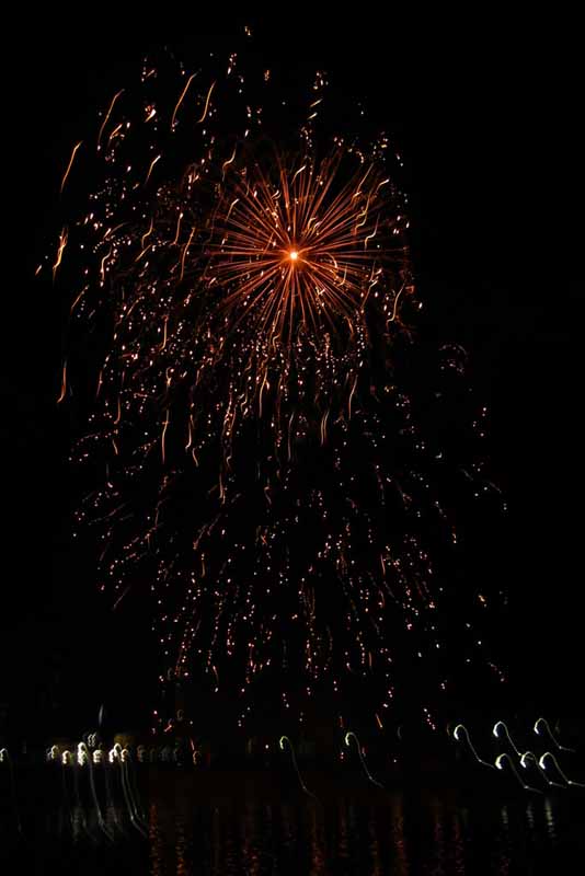 Docklands fireworks.