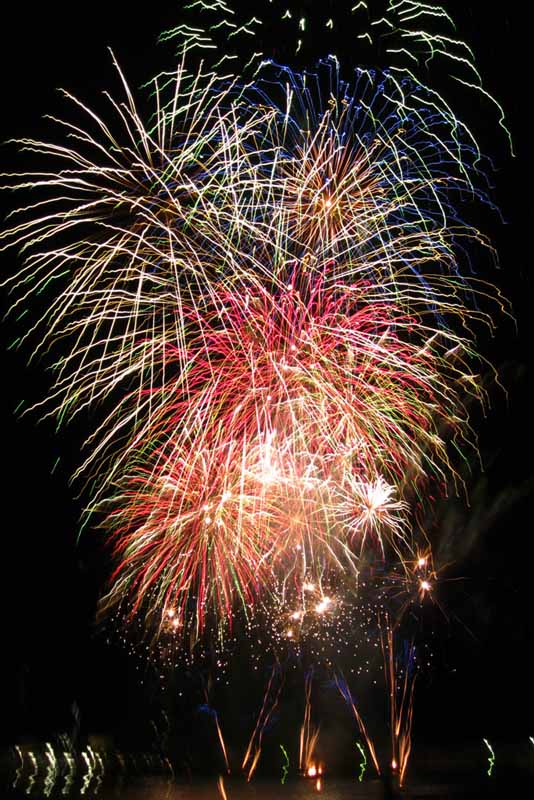 Docklands fireworks.