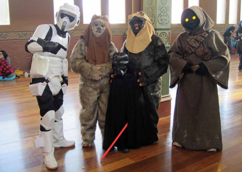 Star Wars cosplay.