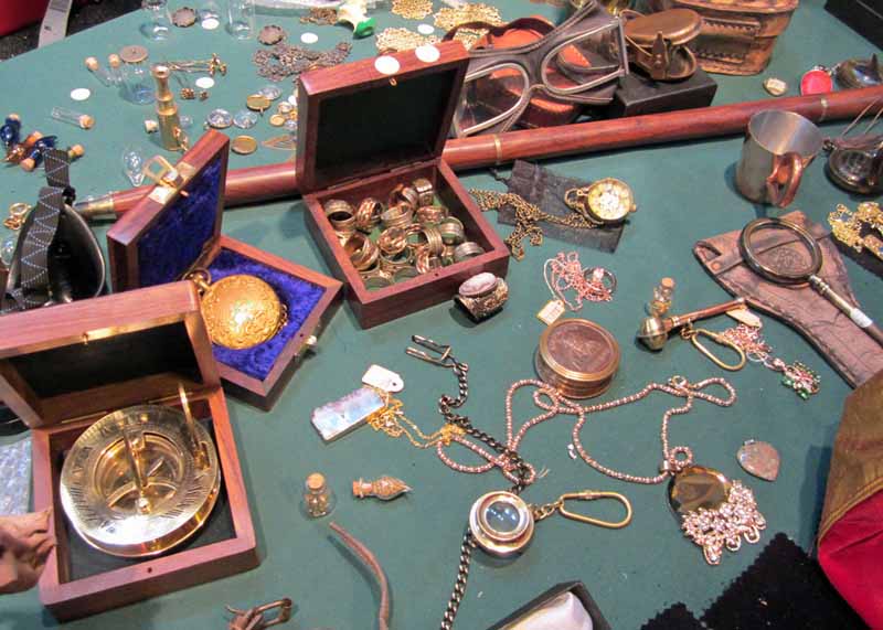 Steampunk gadgets.