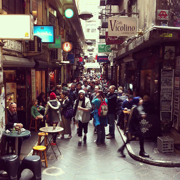 A Melbourne laneway.