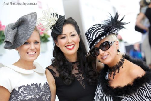 Ladies at Derby Day.