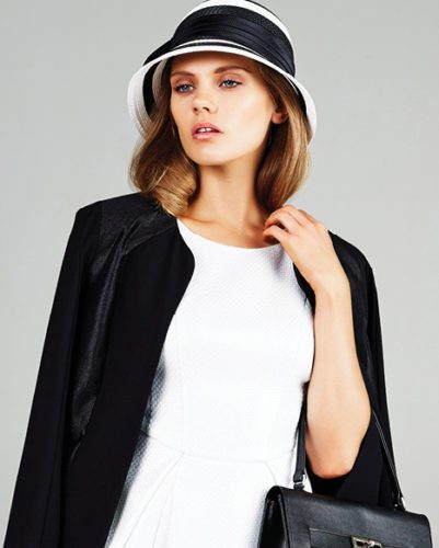 Myer model for Derby Day.