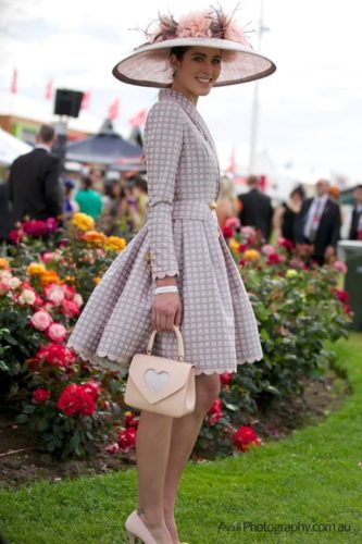 Fashion on Melbourne Cup Day.