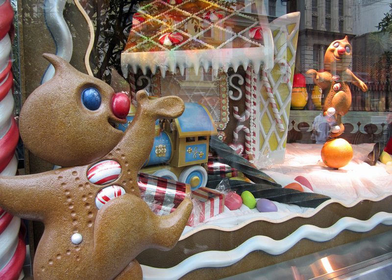 Myer Christmas windows.