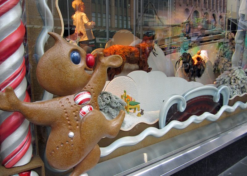 Myer Christmas windows.