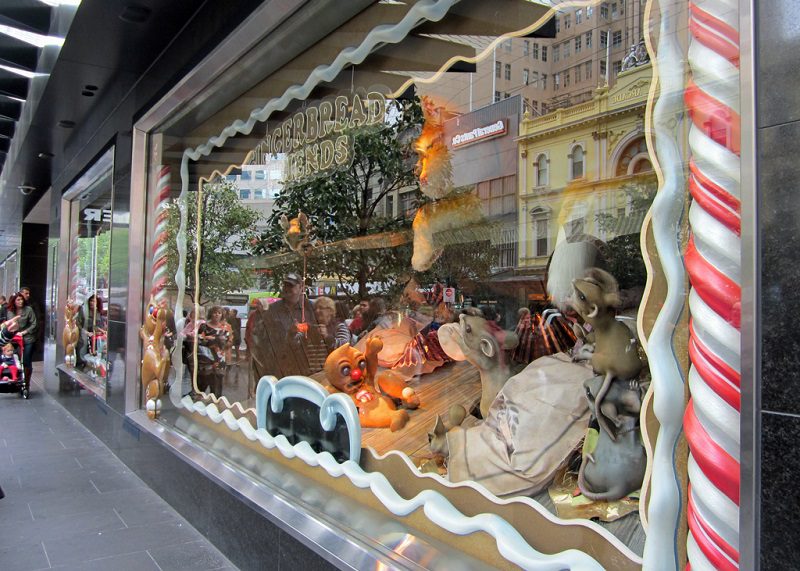 Myer Christmas windows.