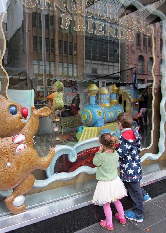 Myer Christmas windows.