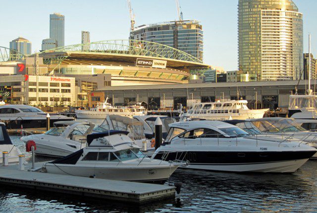 The bay in Docklands.