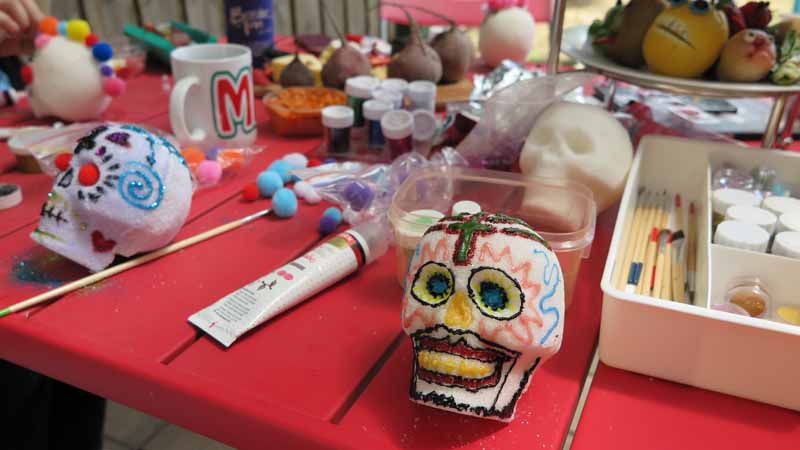 Day of the Dead sugar skull.