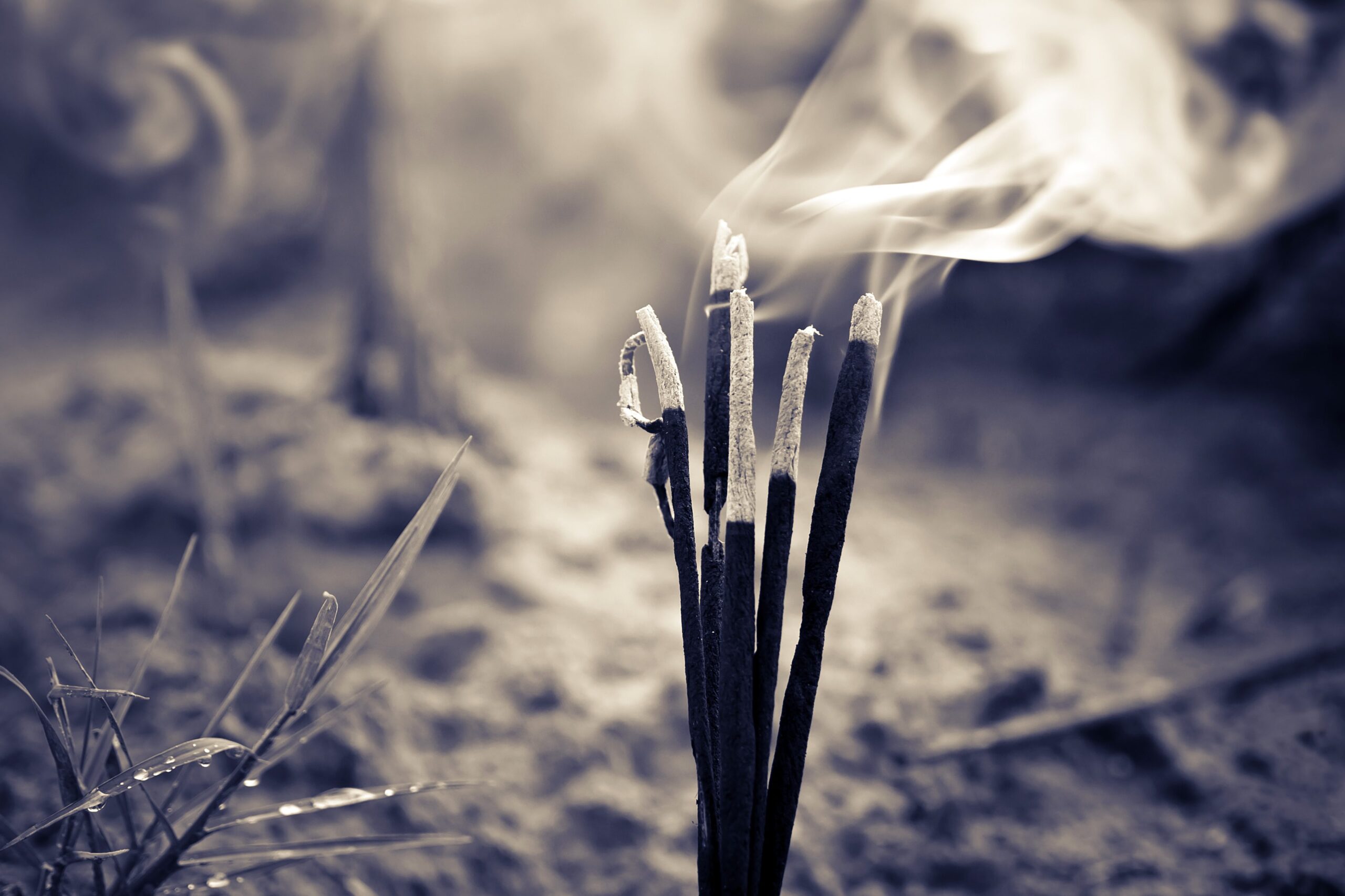 Incense burning. Alternative Spirit Magazine.