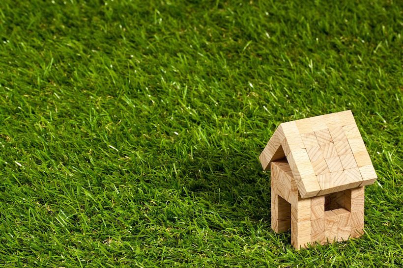 Little toy wooden house. Ancestry.com DNA test.