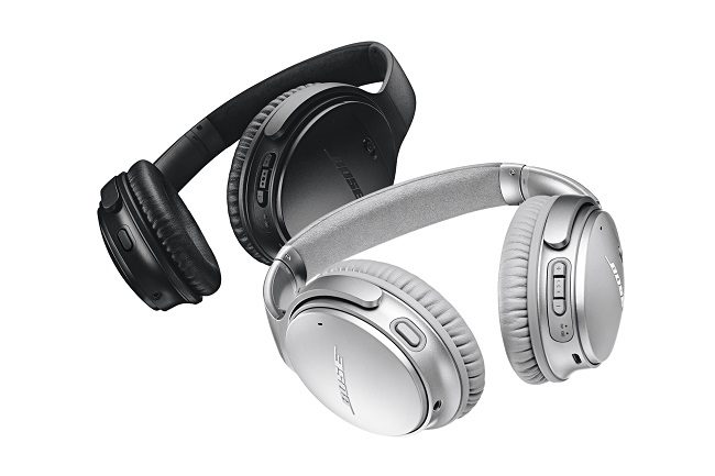 Bose QuietComfort 35 wireless headphones.