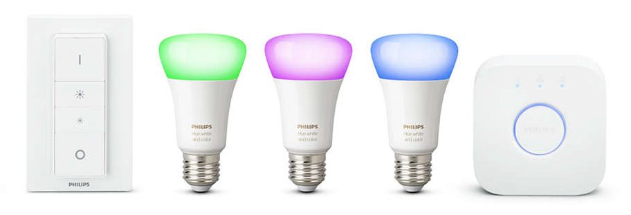 Philips Hue lighting starter kit.